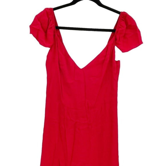Reformation Baxley Sweetheart Neck Midi Dress Size 8 NWT - Picture 3 of 12